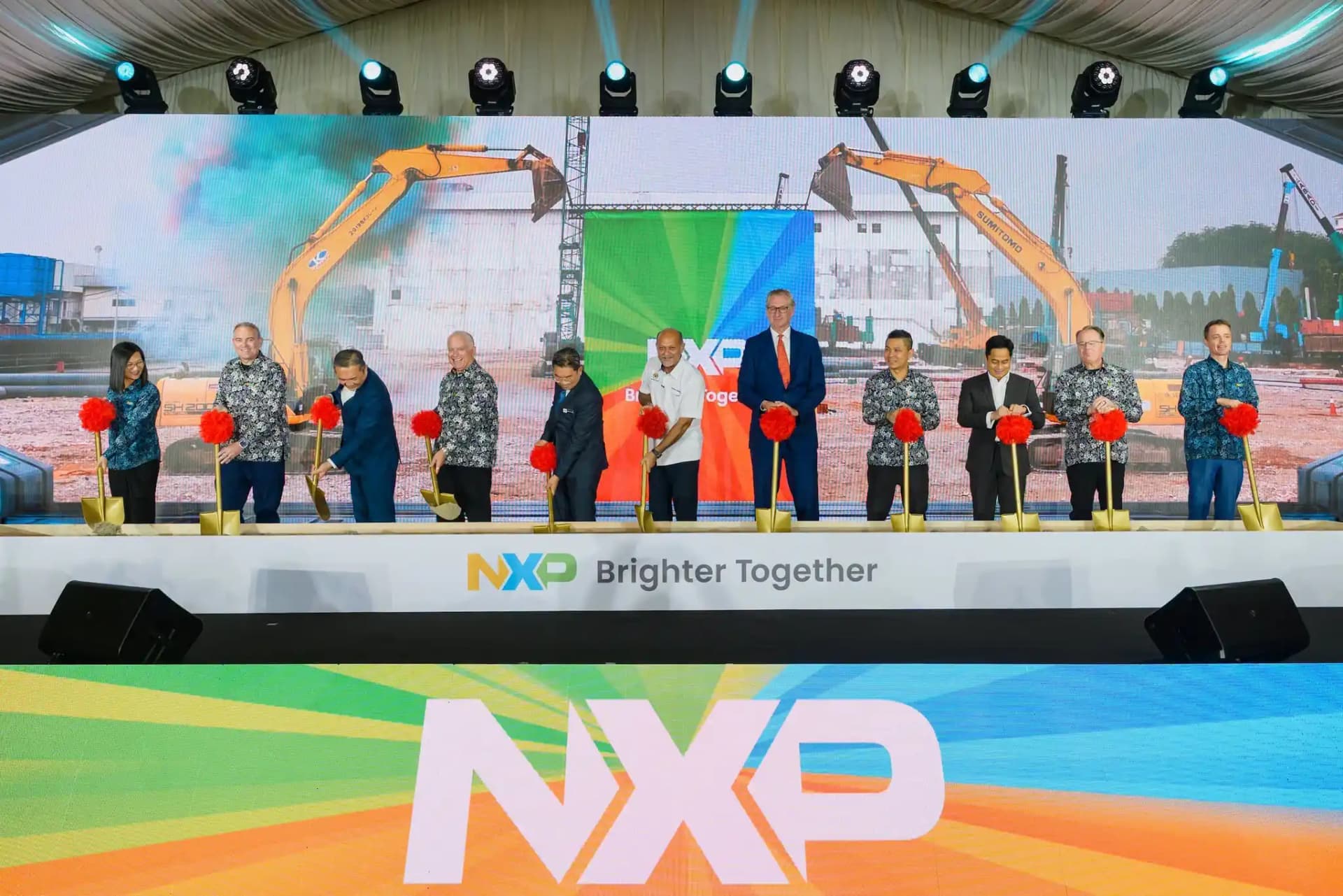 Majlis Pecah Tanah Projek Peluasan NXP Malaysia